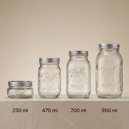 Vakuumgläser kleine Öffnung