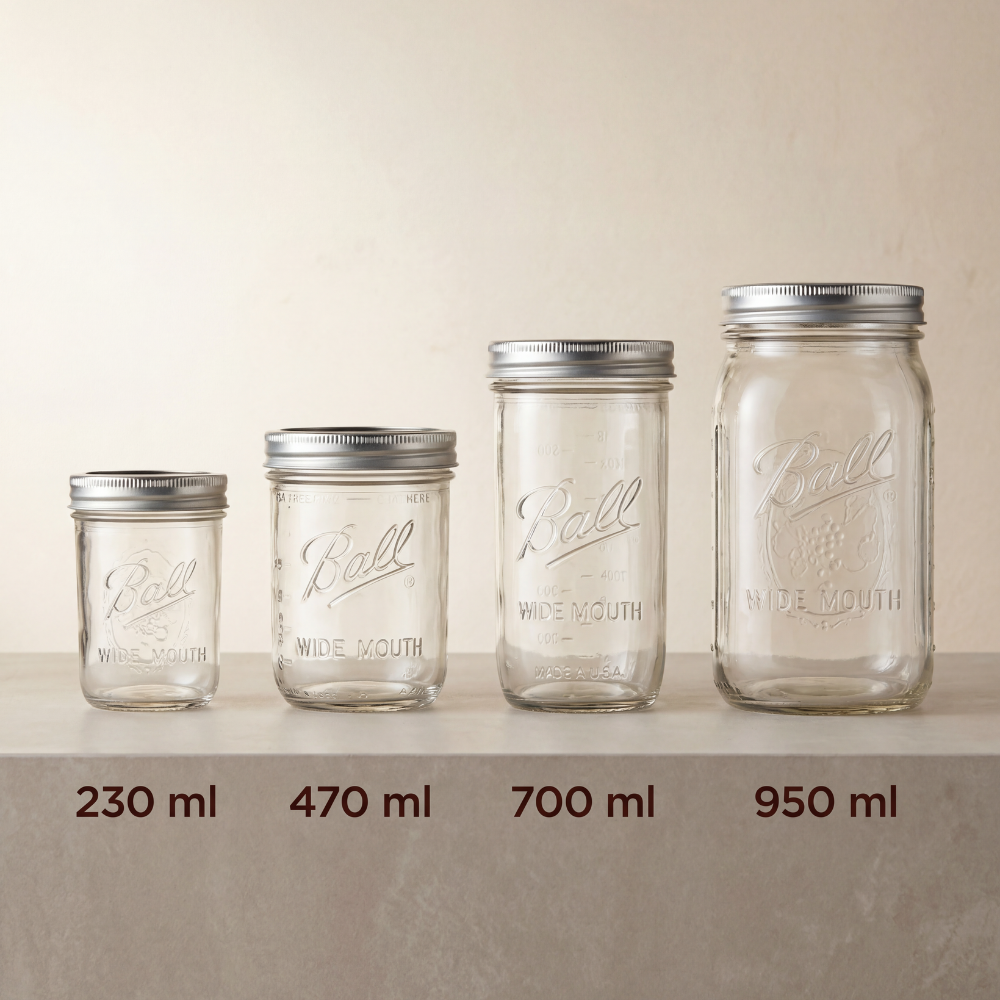 Vakuumgläser grosse Öffnung