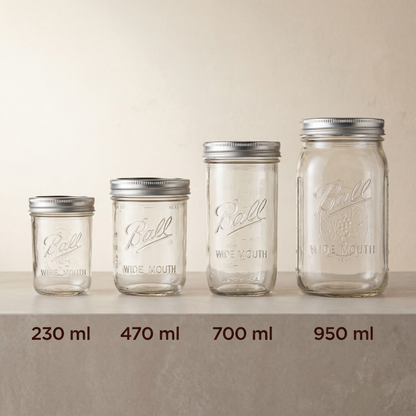 Vakuumgläser grosse Öffnung