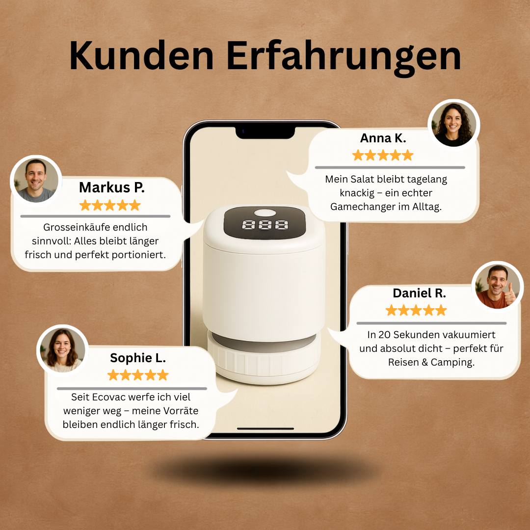 Vakuumiergerät für Einmachgläser