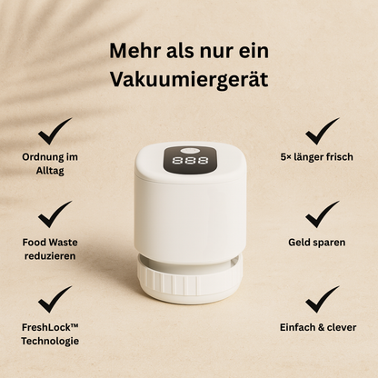 Vakuumiergerät für Einmachgläser